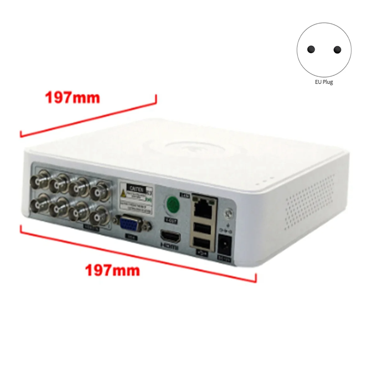 

TCE Гибридный видеорегистратор CCTV Security 4CH 5M-N Audio через коаксиальный для 5MP 12,5Fps 1080P 720P TVI CVI CVBS Камера IP-камеры с вилкой европейского стандарта
