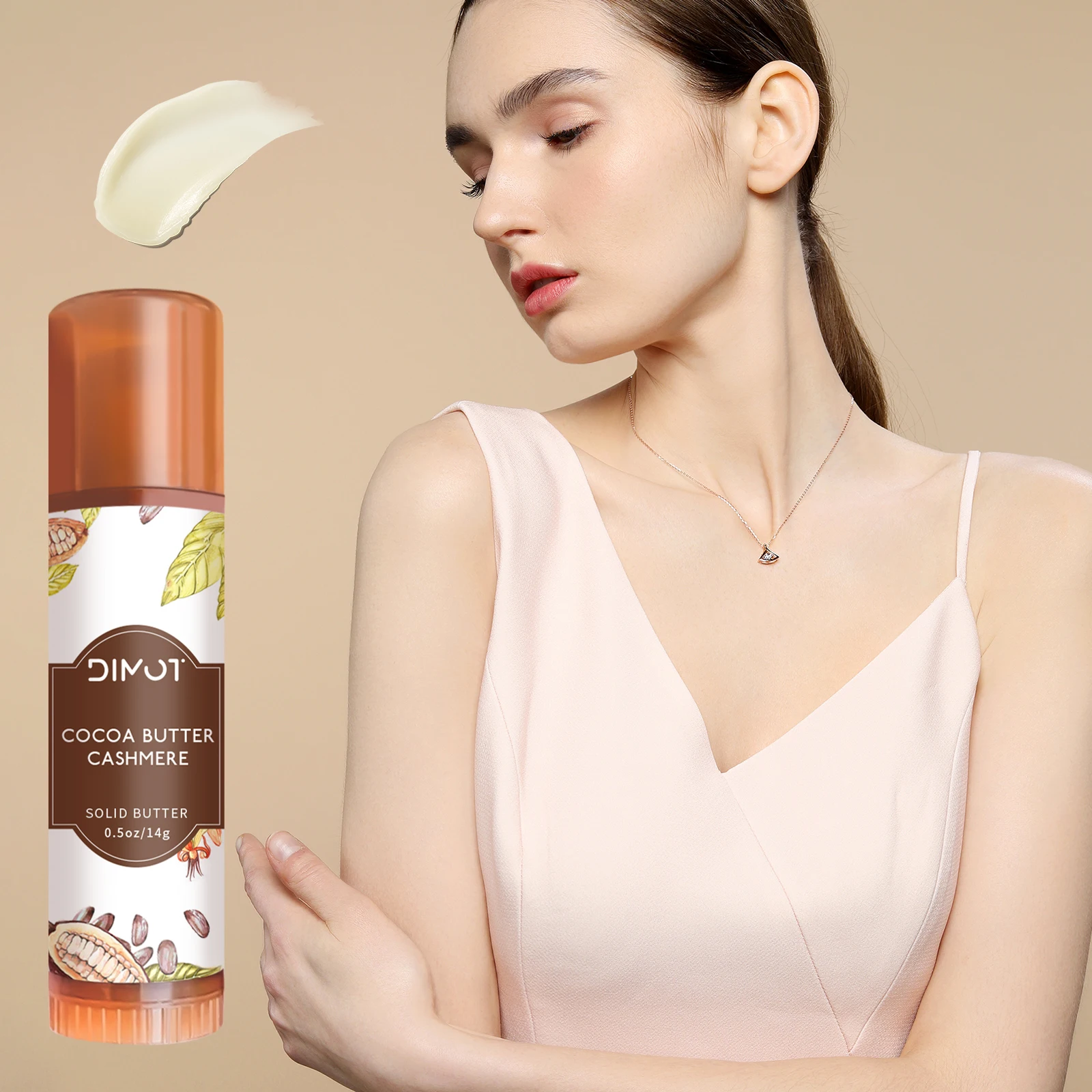 

DIMOT Solid Body Lotion Butter Soothes Nourish Moisturizer Smooth Rough Deep Hydration Cream Skin Care Eucalyptus Oil Fragrance