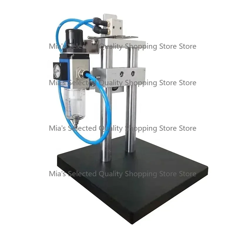 Pneumatic Perfume Bottle Filling Crimping Capping Machine Perfume Spray Pump Tube Cutting Machine