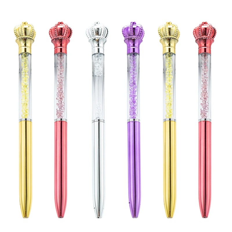 만화 귀여운 왕관 볼펜, 부드러운 쓰기 중립 펜, 창의적인 패션 볼펜, 사무실 학교 용품