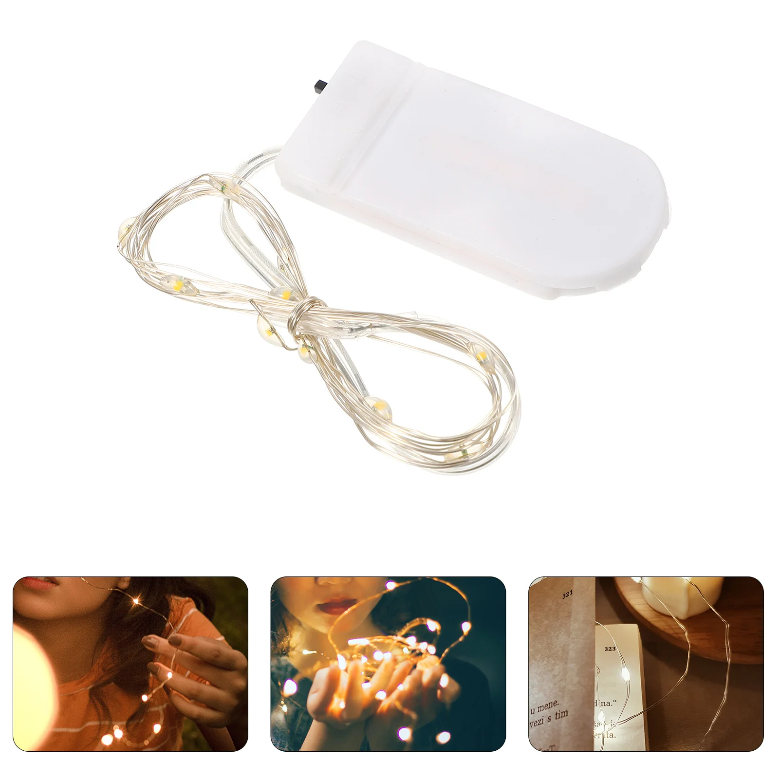 

1Pcs LED Light String Creative Lamp String for Packing Gift Box Stylish Warm Light Home Wedding Party Atmosphere Decor