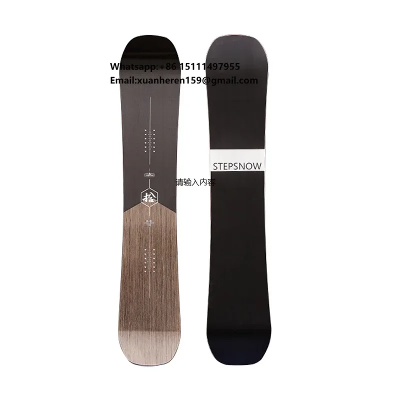 

New Custom Carbon Fiber All-Mountain Snowboard for Men, Advanced Freeride Snowboard, Cross-border Snow Sports Equipment