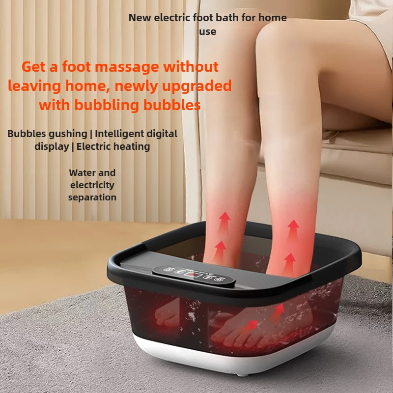 

Полностью автоматическое ведро для замачивания ног, бытовой электрический нагрев с постоянной температурой, массаж ног, интеллектуальный цифровой дисплей