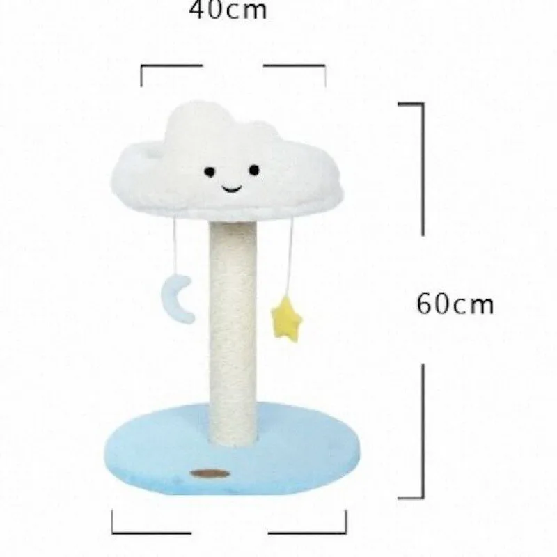 Cat Climbing Frame Multi-Layer Small Apartment Cat Nest Integrated Hemp Rope Wear-Resistant Vertical Scratching Pole Pet