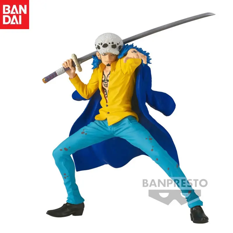 In Stock Bandai Original BRC Anime Trafalgar D. Water Law Action Figure Model Children's Gifts