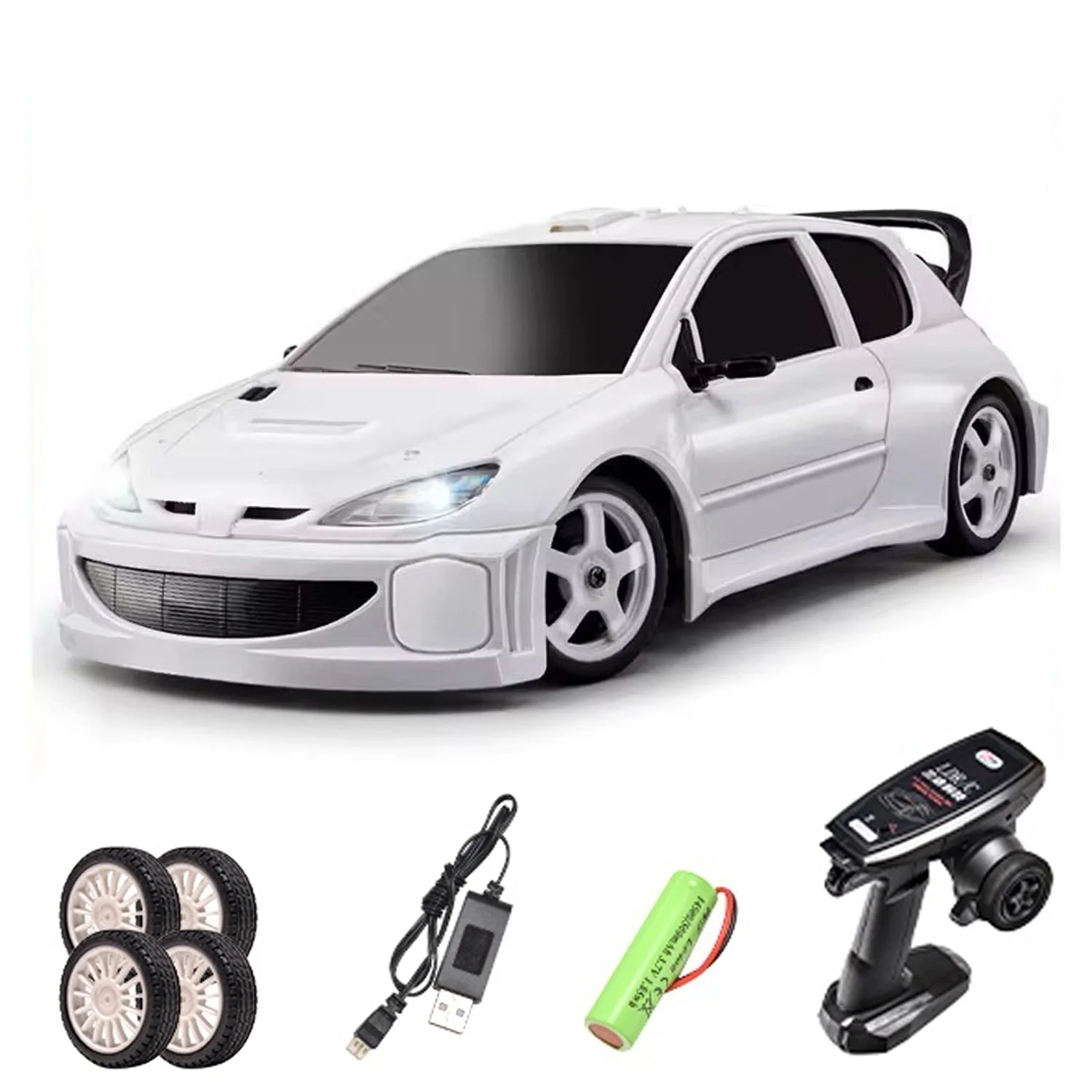 

Мини-LDRC 1:18 2,4G Радиоуправление Дрифт-автомобиль LDA02 RTR Модель 4*2 RWD Гоночные транспортные средства Откидной свет Аккумуляторный двигатель Зарядка через USB Игрушка для мальчиков
