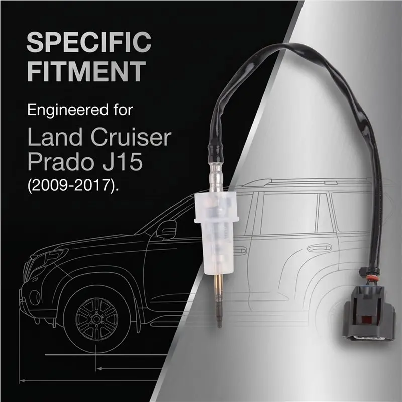 ABTC-Exhaust Gas Temperature Sensor For Toyota Land Cruiser Prado J15 2009- 2017 89425-60120 8942560120