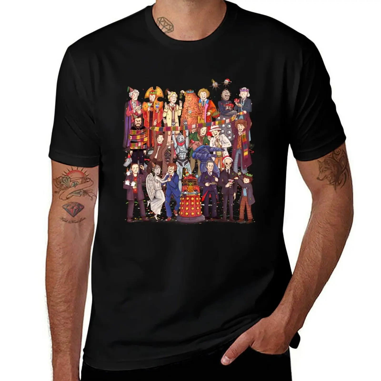 

The party doesn't start until the Doctor walks in...twelve times T-Shirt anime t shirts shirts graphic tees Men's t shirts