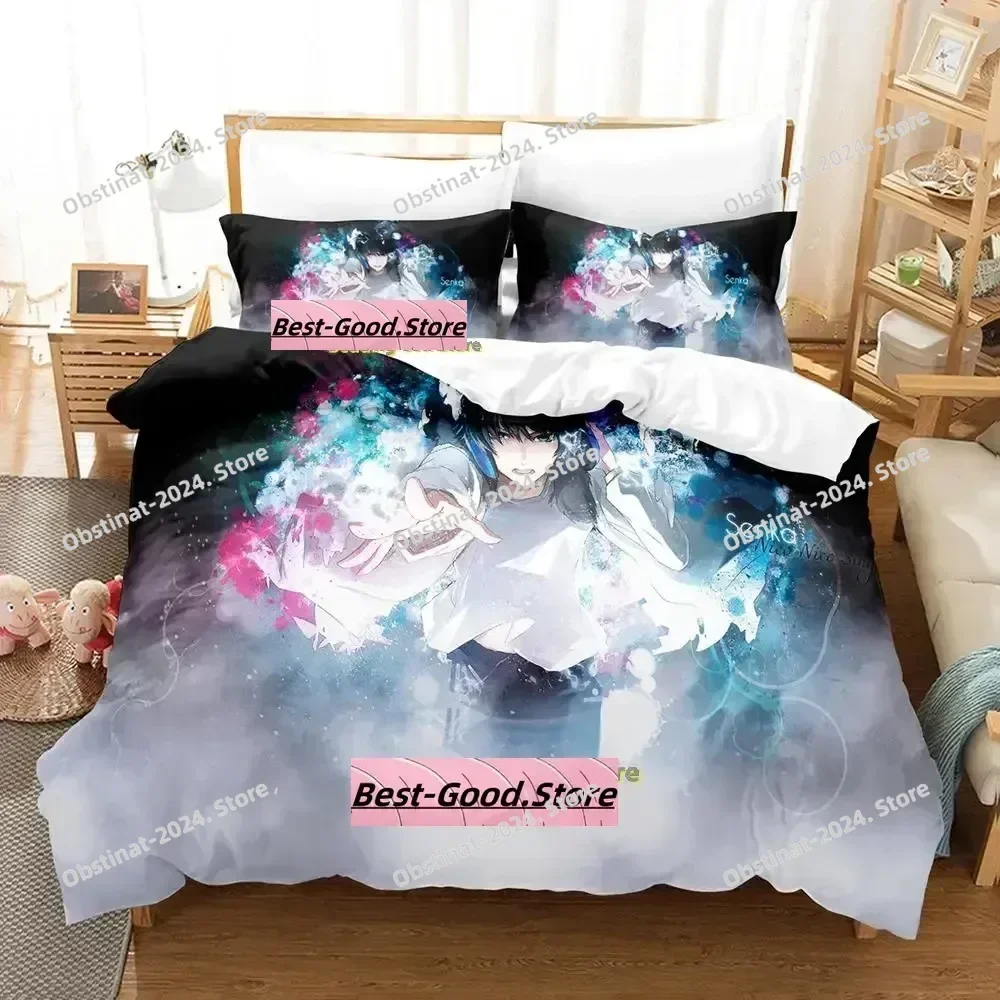 2023 New Nico Nico Singer Bedding Set Single Twin Full Queen King Size Bed Set Adult Kid Bedroom Duvetcover Sets Anime Bed