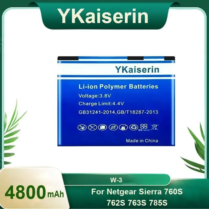 W-3 For Netgear Sierra Aircard 760S 762S 763S 785S Router Battery Replaceable 4800mAh Stable Power Supply