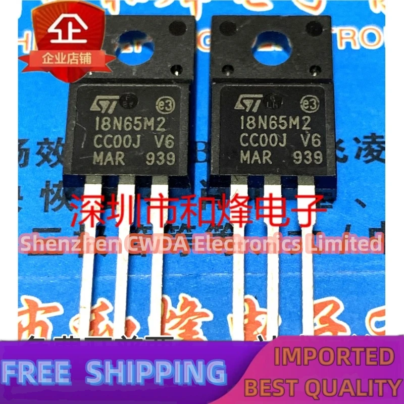 

10PCS-20PCS STF18N65M2 18N65M2 TO-220F 650V 12A MOS Best Quality