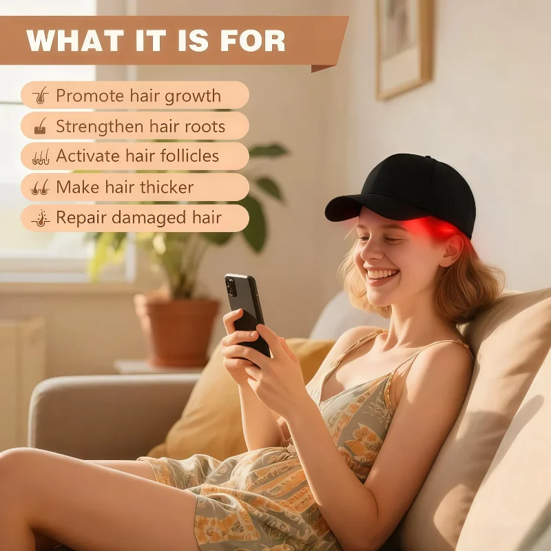 

96-диодный лазерный терапевтический колпачок для лечения роста волос и выпадения LLLT-устройство для мужчин и женщин