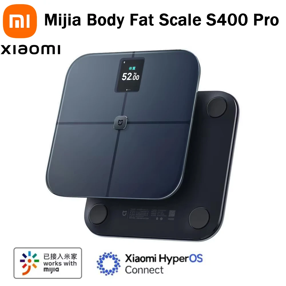 Xiaomi Mijia Body Fat Scale S400 Pro 3.5in TFT Color Screen Bluetooth5.1 Smart Home Body Composition Scale Work with Mi Home APP