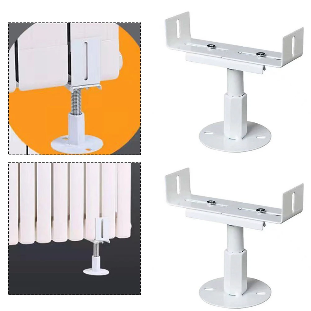 46 50cm Adjustable Radiator Floor Bracket Vintage Design Stable Support for Radiator Rads Suitable for Multiple Sizes