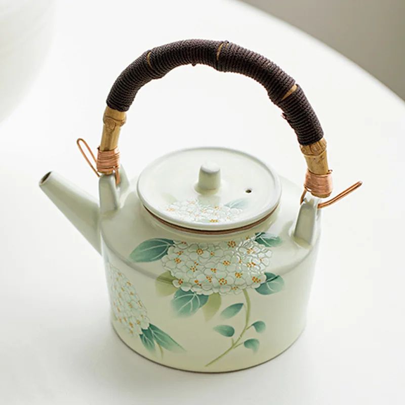 

LH beam hydrangea teapot to make tea Household Kung Fu tea set Large capacity