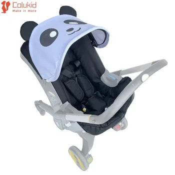 COLU KID ®   Kit di cambio cuscino sedile passeggino panni baldacchino compatibile con accessori passeggino seggiolino auto Doona
