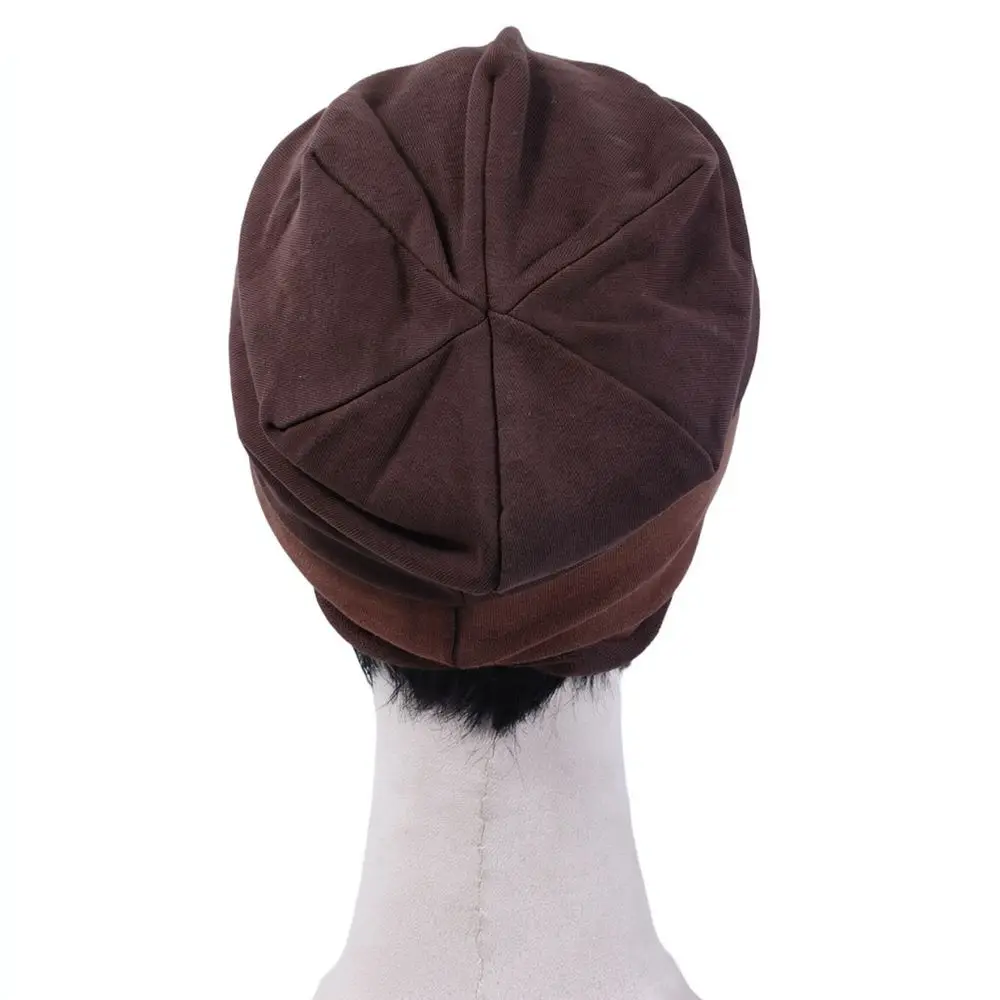 Women Gradient Slouchy Beanie Hat Rolled Edge Cap Breathable Fashionable Street Style Comfortable Casual Summer Headwear