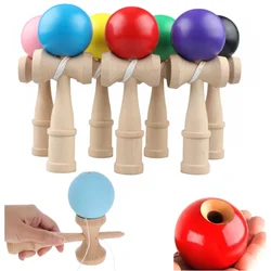 1 Set Wooden Sword Ball Toy Wooden Skill Sword Cup Ball Games Educational Outdoor Funny Toys for Children Sports Birthday Gift