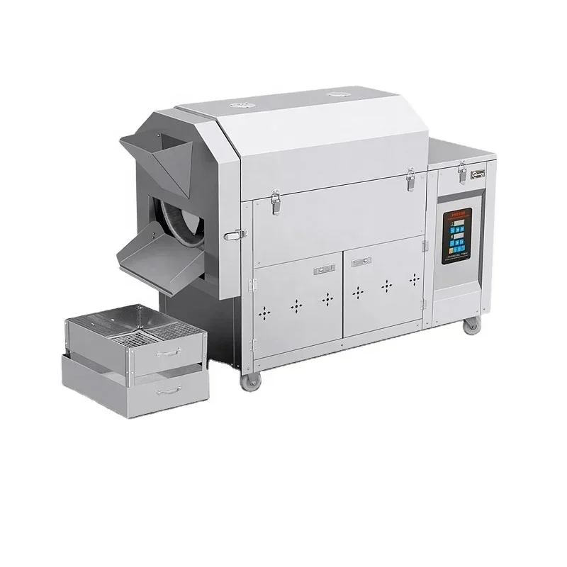 

A Low Price Electric Gas Durable Small Scale Drum Peanut Nuts Peanut Roaster machine for sale