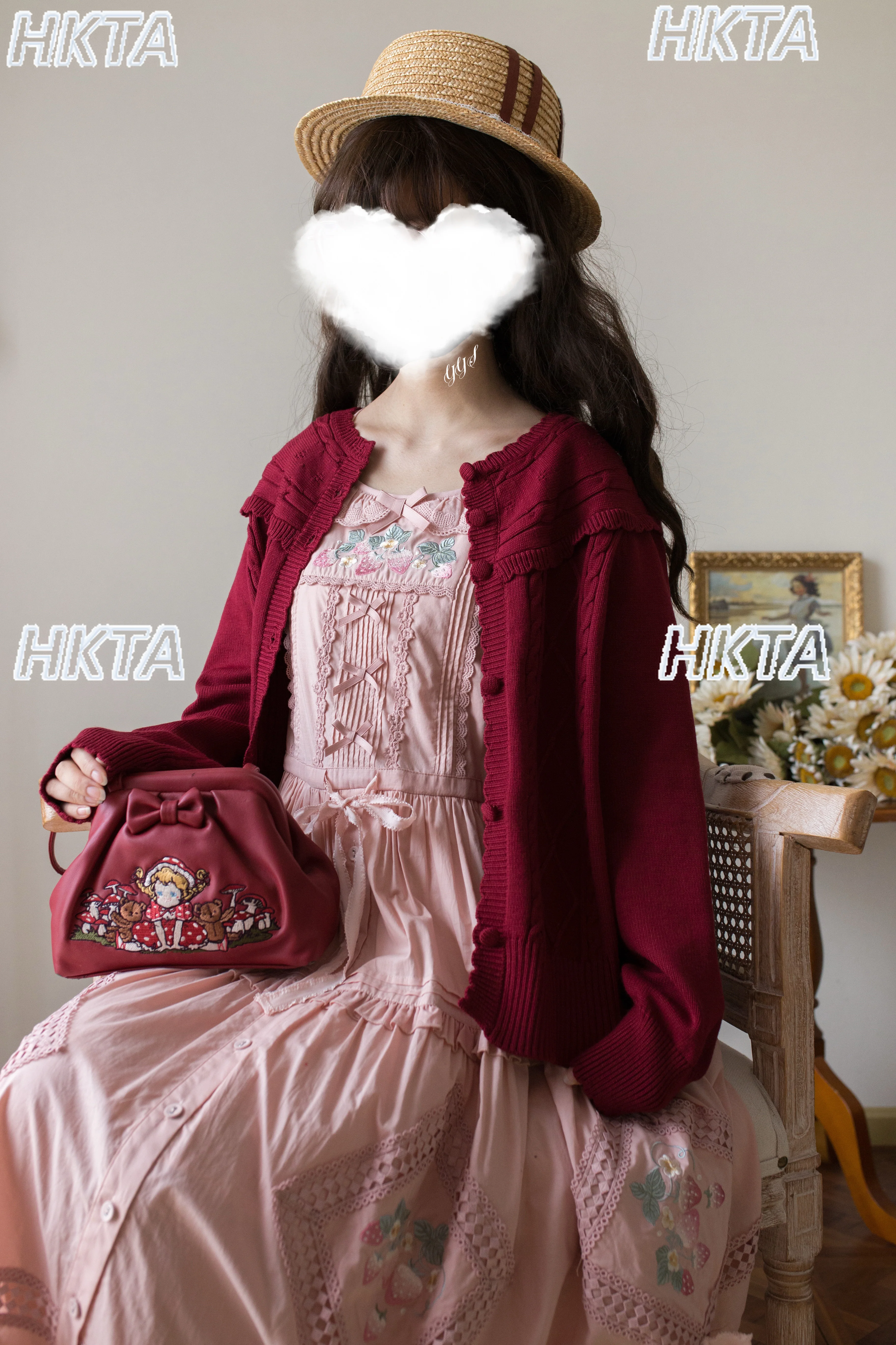 

Свитер в стиле Лолиты, куртка-кардиган для женщин и девочек, винтажные вязаные свитера, пальто, милая осенне-зимняя новинка для девочек, трикотажные пальто с длинными рукавами