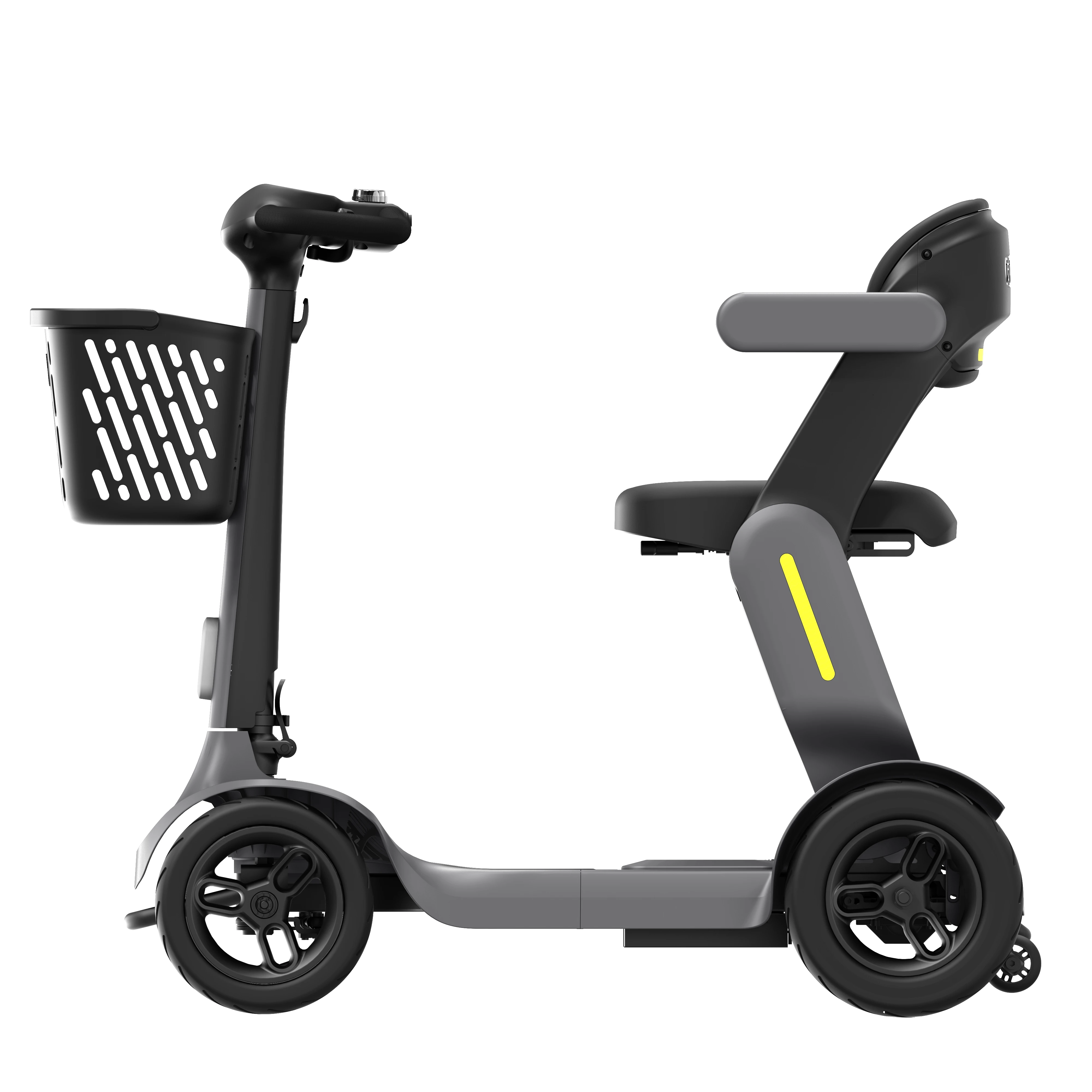 Portable Electric Folding Mobility Scooter For Shipping Long Lift Detachable Lithium Battery Electric Scooter For Old People