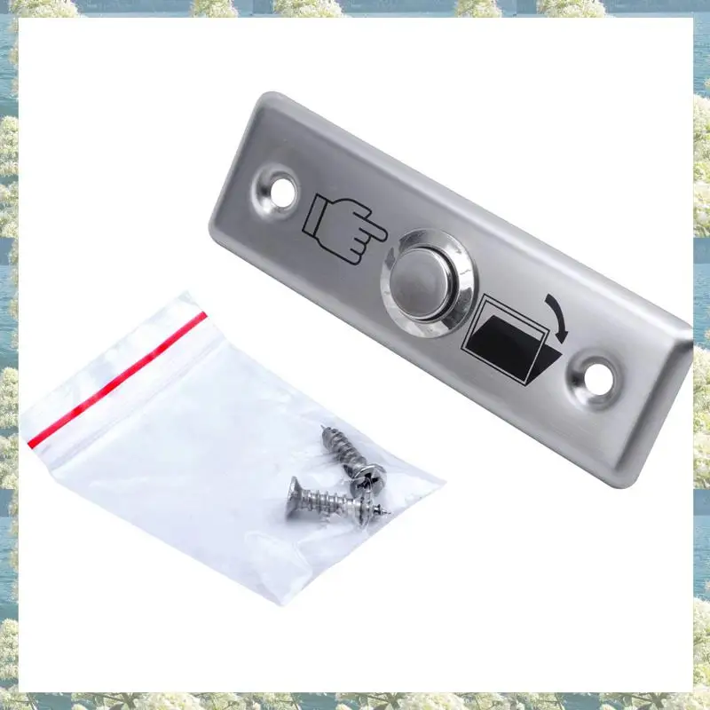 New-3X Steel Door Exit Release Push Button Home Switch Part Of Access Control M1L3