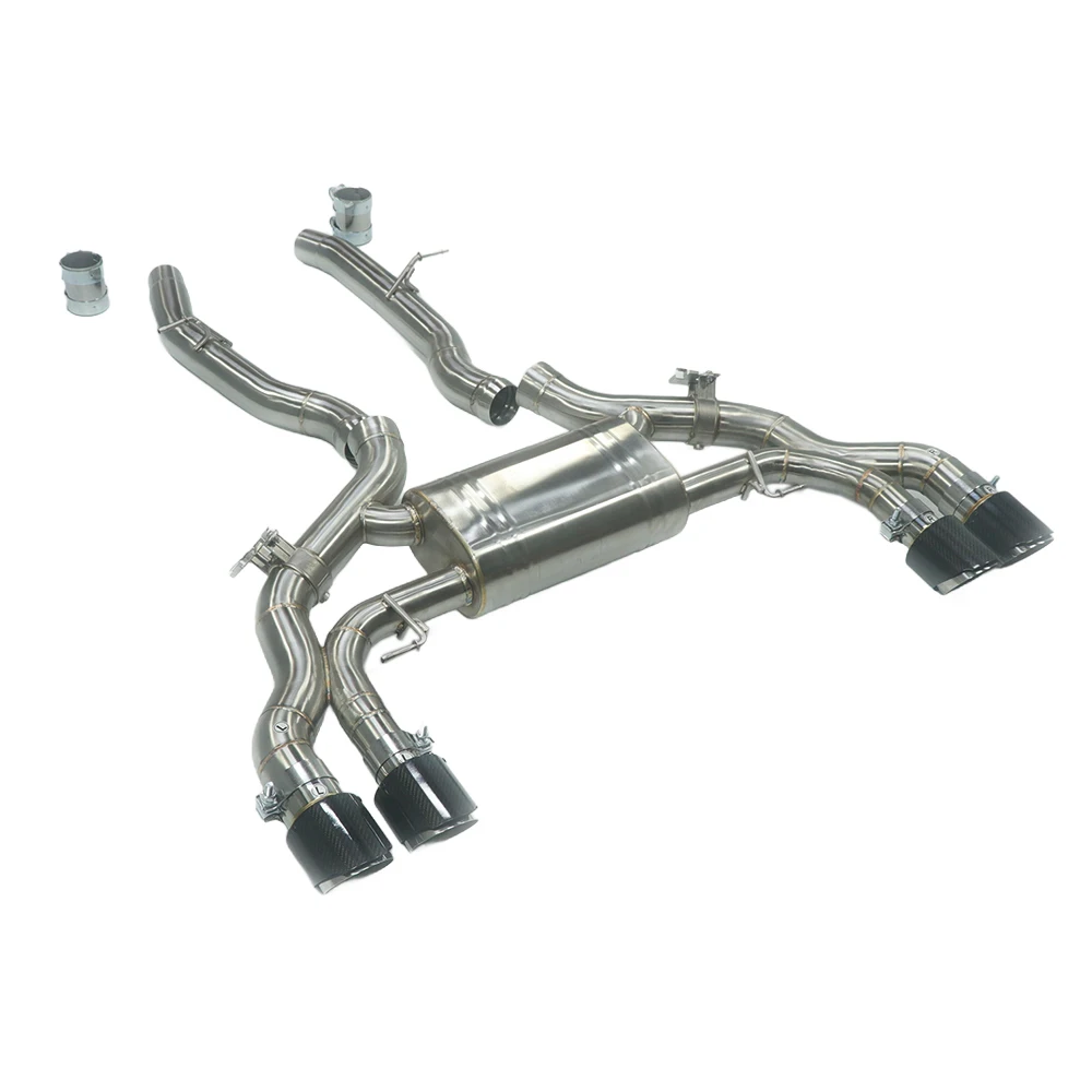 

For 2019-2021 BMW X3M X4M F97 F98 Performance Muffler Exhaust Pipes S58 3.0T Valvetronic Tuning Stainless Steel