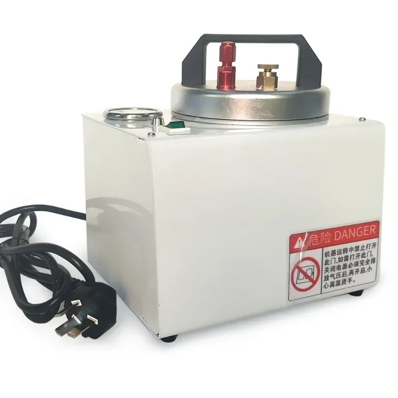 Portable De ntal Lab Air Pressure Pot All-on-4 Sterilizing Pneumatic Polymerizing Polymerizer