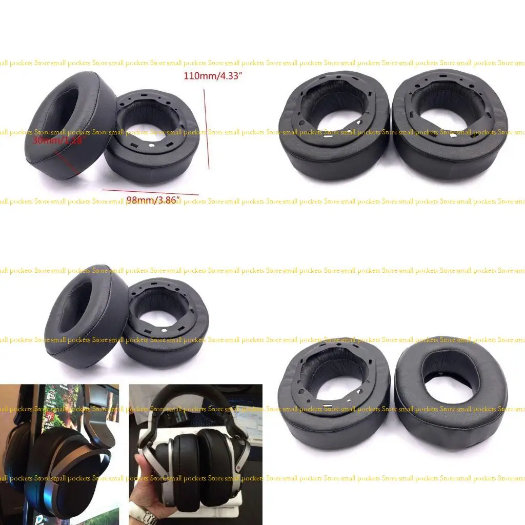 

R1WD Elastic Ear Pads Cover for MDR-HW700 HW700DS Headphone Cushion Earmuffs