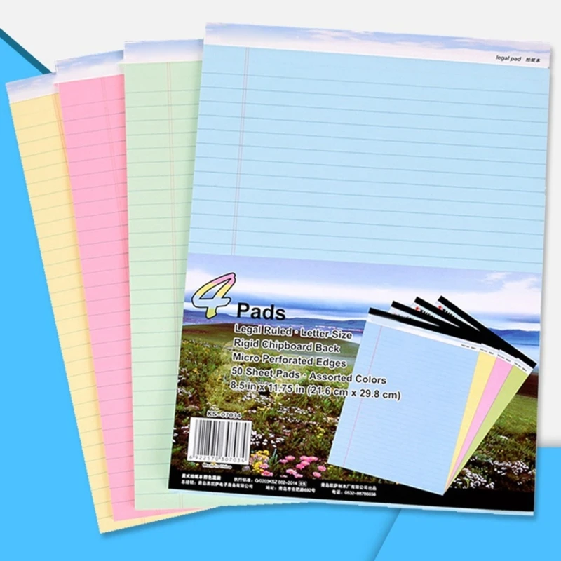 

Writing Pad Legal Pads Notepad Lined Notebook Lined Home Writing Note Pads Ruled Writing Tablets for Teacher Students