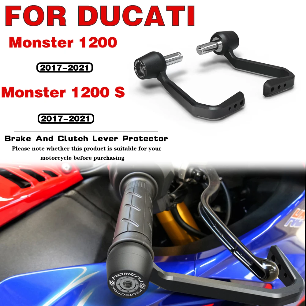 

Motorcycle accessories Brake Clutch Lever Protector Kit For DUCATI Monster 1200 1200S 2017 2018 2019 2020 2021