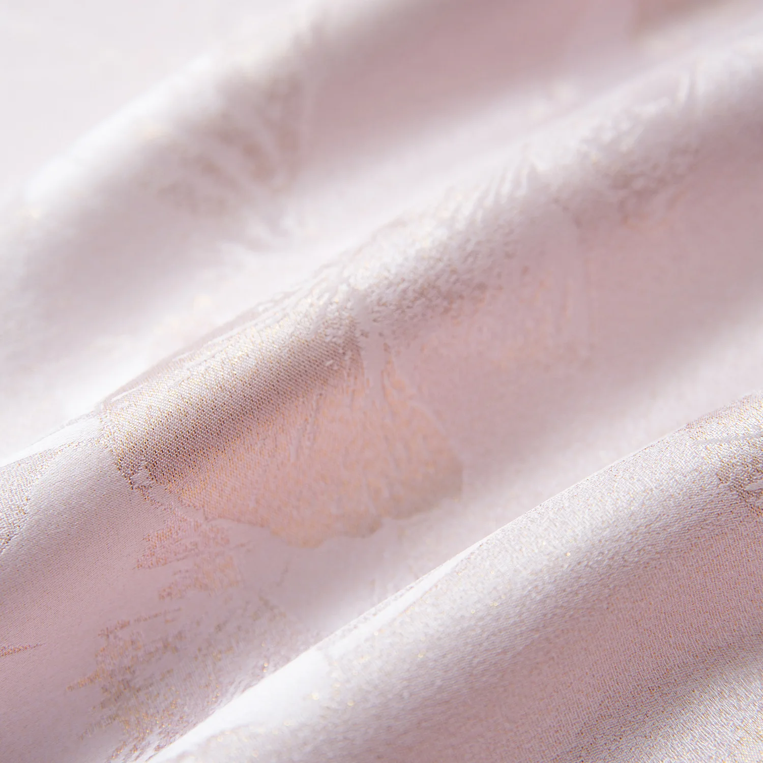 Winsleter-Kemeja Elegan 100% Sutra Asli, Kerah O Lengan 3/4 Jacquard, Blus Mewah Berkelas untuk Wanita, Musim Gugur 2025 T59337CC