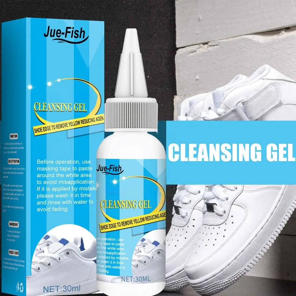 30ml Shoes Cleaner Kit Removes Shoes Whitening Cleansing Gel Shoe Washing Machine Dirt Shoes Cleaning Foam Cleaner With Brush