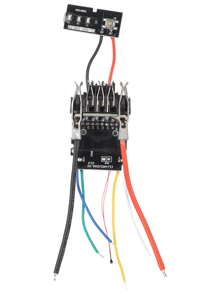 

Пластиковый корпус для литий-ионного аккумулятора DCB200 20В, плата защиты от перезаряда, коробка-футляр для аккумуляторов 20В MAX, запчасти для электроинструментов