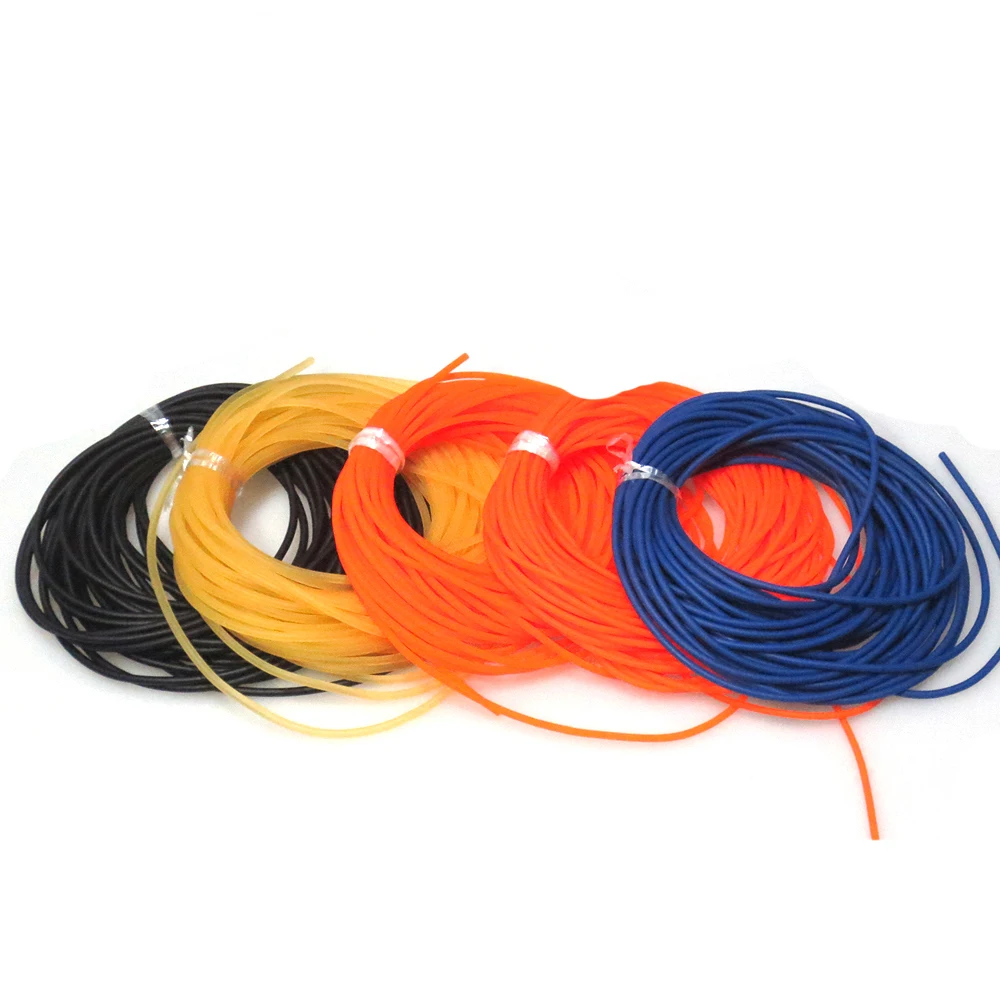 5-10m colored tennis special high elastic latex rubber band 2.8mm tennis training telescopic training elastic rope