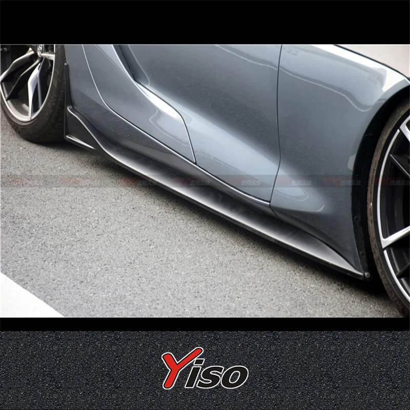 

FOR TOYOTA SUPRA A90 Modified Carbon fiber Maxorido Side Skirt Aerodynamic kit Lower Spoiler