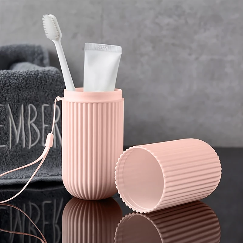 Portable Toothbrush Storage Case Toothpaste Holder Box Organizer Household Storage Cup For Outdoor Travel Bathroom Accessories