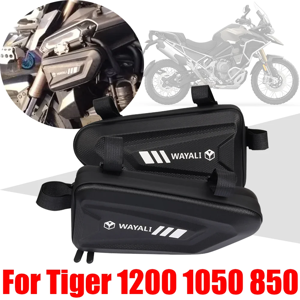 

For Triumph Tiger 1200 XC XCX XCA XR XRX XRT GT Explorer 850 1050 Accessories Tool Bags Side Frame Bumper Waterproof Storage Bag