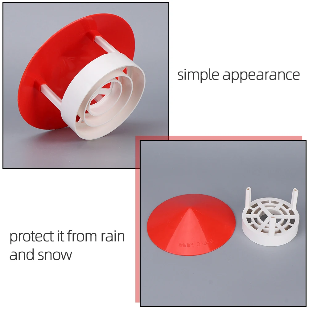 

ПВХ грибная непромокаемая крышка для курения, прочная крышка для дымохода, защита выхлопной трубы, плита для барбекю, кухонный бар