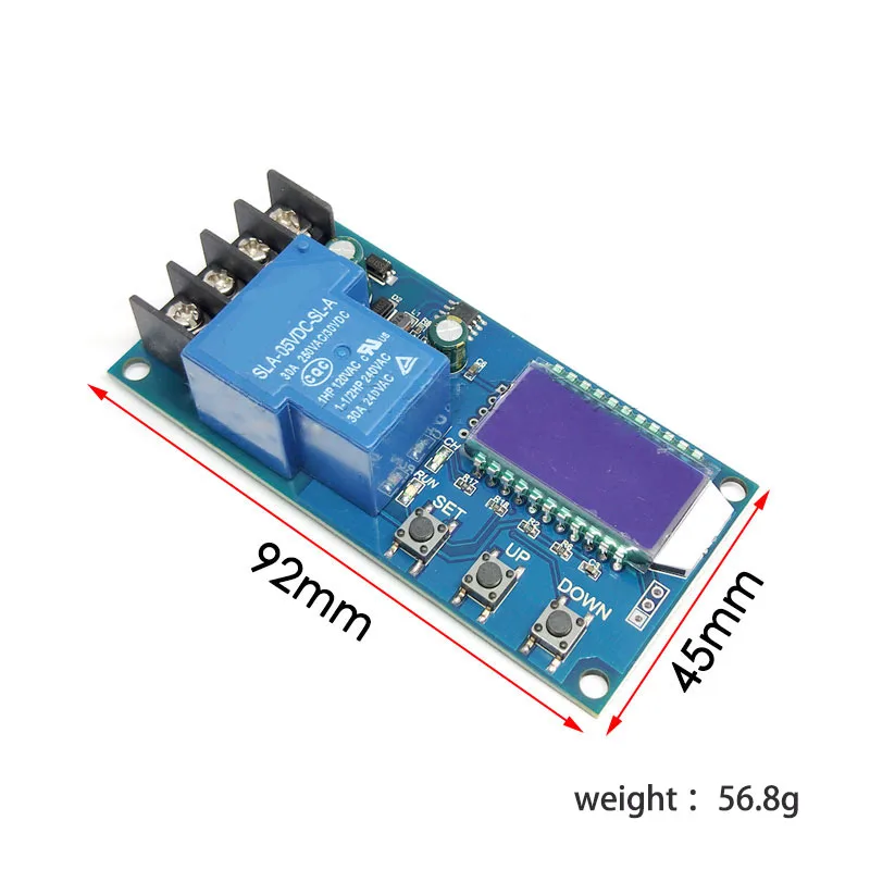 6-60V XY-L30A Lead-acid Solar Battery Charge Controller Protection Board Charger Time Switch 12V 24V 36V 48V Battery Bapacity