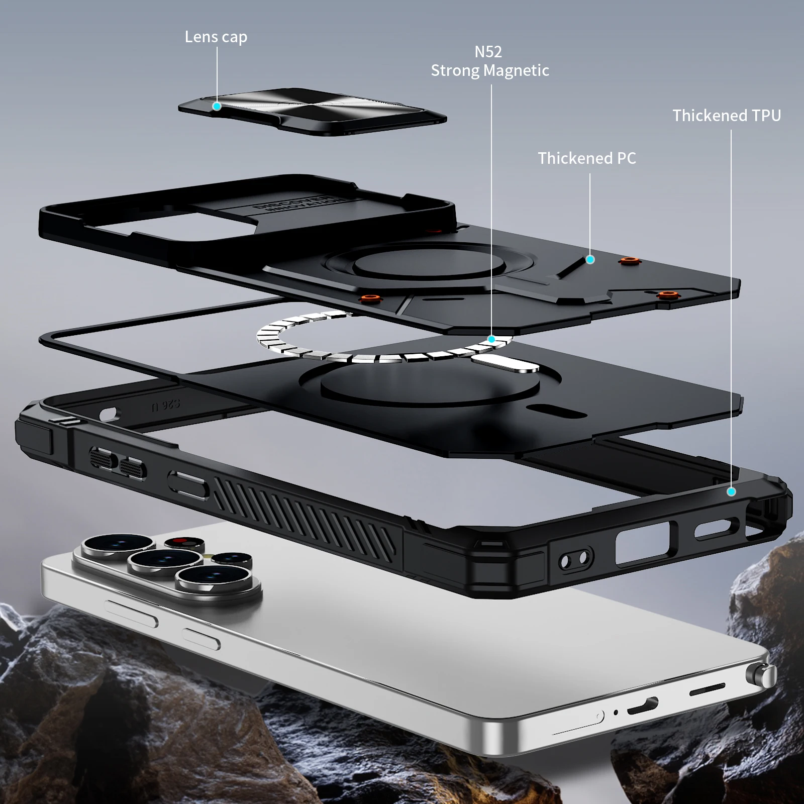 Magnetic Charging Stand - 삼성 갤럭시 S26 S25 S24 S23