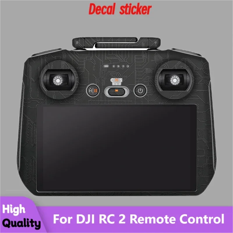 For DJI RC 2 Remote Control Decal Skin Vinyl Wrap Film Camera Drone Protective Sticker Anti-Scratch Protector Coat