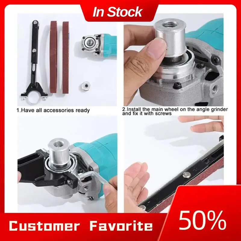 Amoladora angular con soporte para lijadora de banda AT03 superior para modelos 100 115 125 amoladora angular para molienda de madera/Metal fácil de instalar