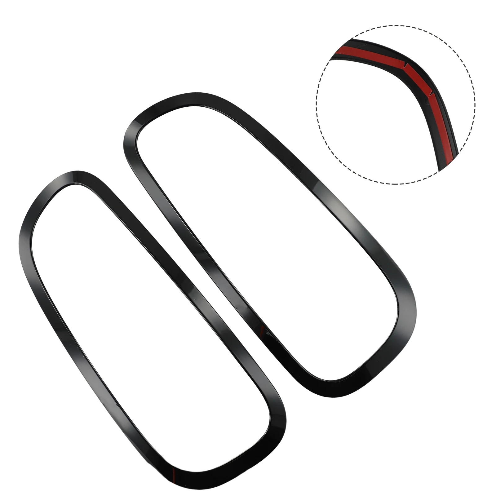 미니 클럽맨 F54 2022용 부품 테일 라이트 프레임 커버 장식용 후미등 스티커 ABS 고품질