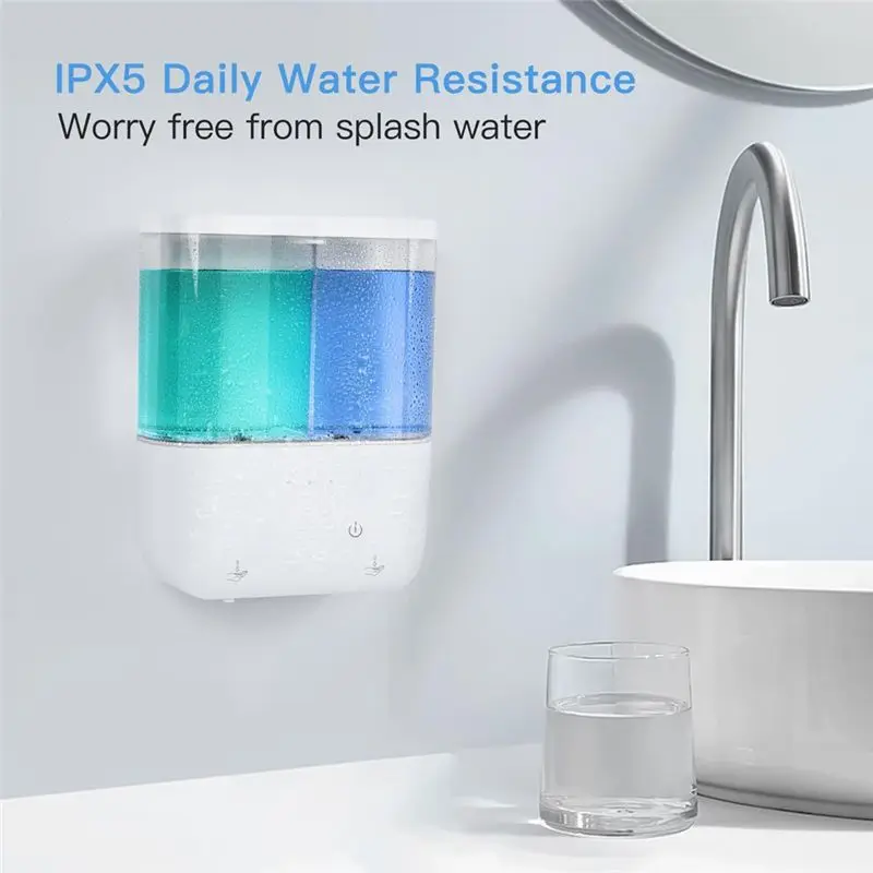 A74X-Dual Sensor Touchless For Liquid Soap Dispenser 2 X 500Ml Automatic Dish Soap Pump For Home Hotel Commercial