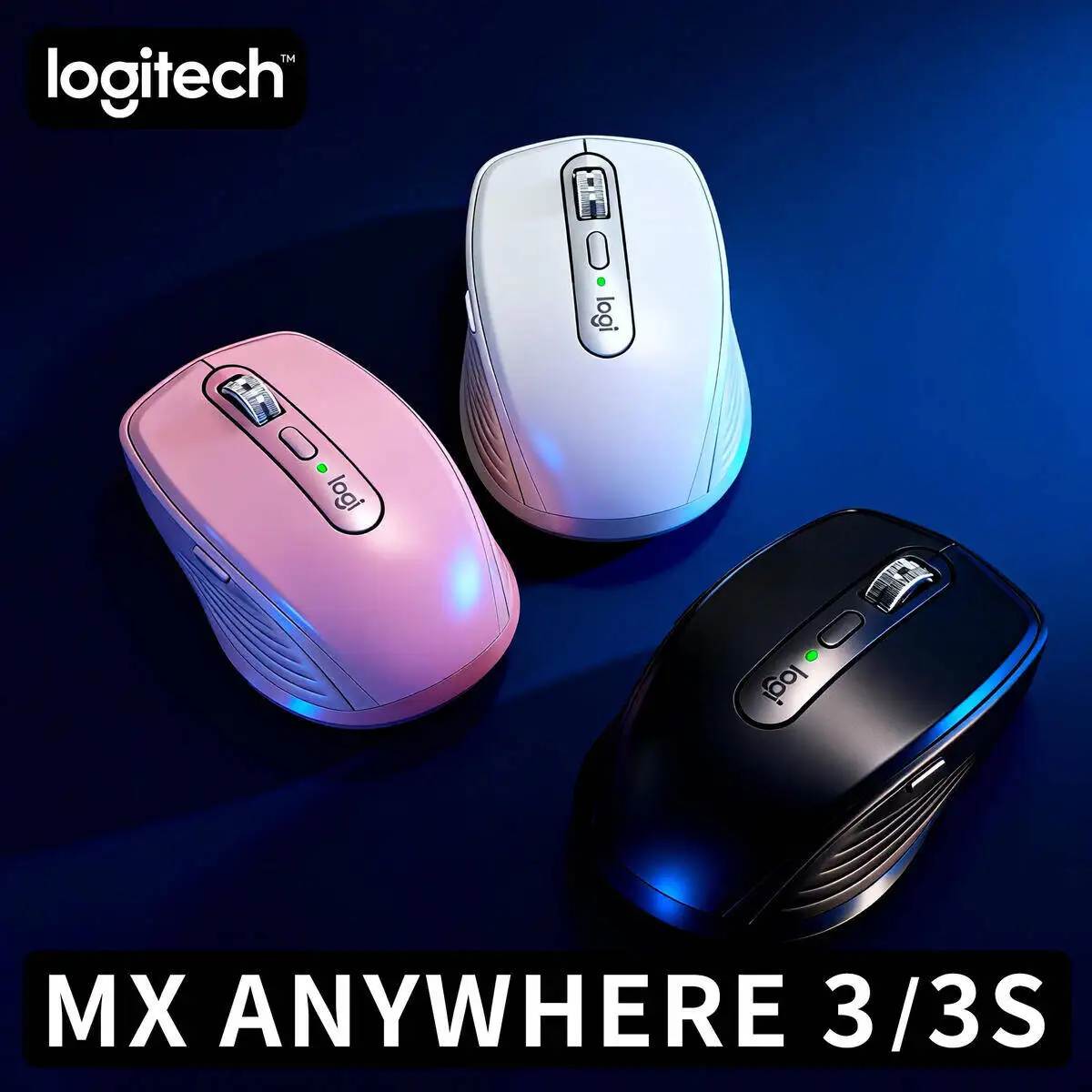 

Logitech Master Series MX Anywhere 3S Bluetooth Беспроводная бесшумная мышь Мягкий звук Офисный женский планшет