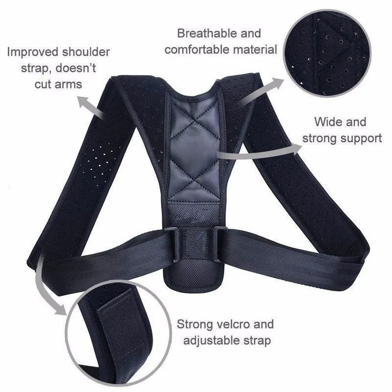 1pc Posture Corrector for Hunchback, Back Support Brace To Improve Sitting Posture, Breathable Unisex Body Shaping Belt