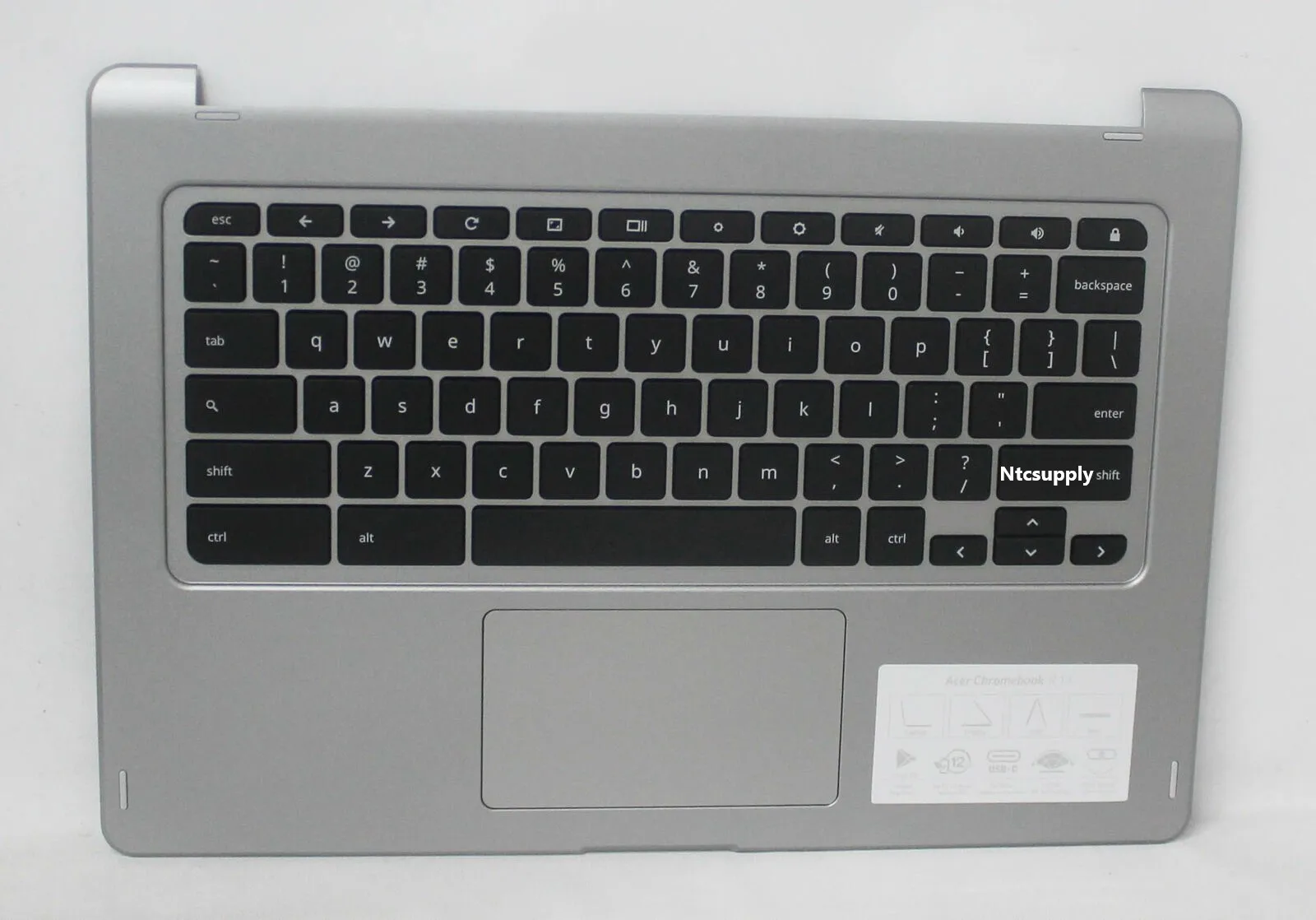 

6B.GHPN7.031 For Acer Chromebook 13 CB5-312T (Touch) Palmrest With Keyboard And Trackpad