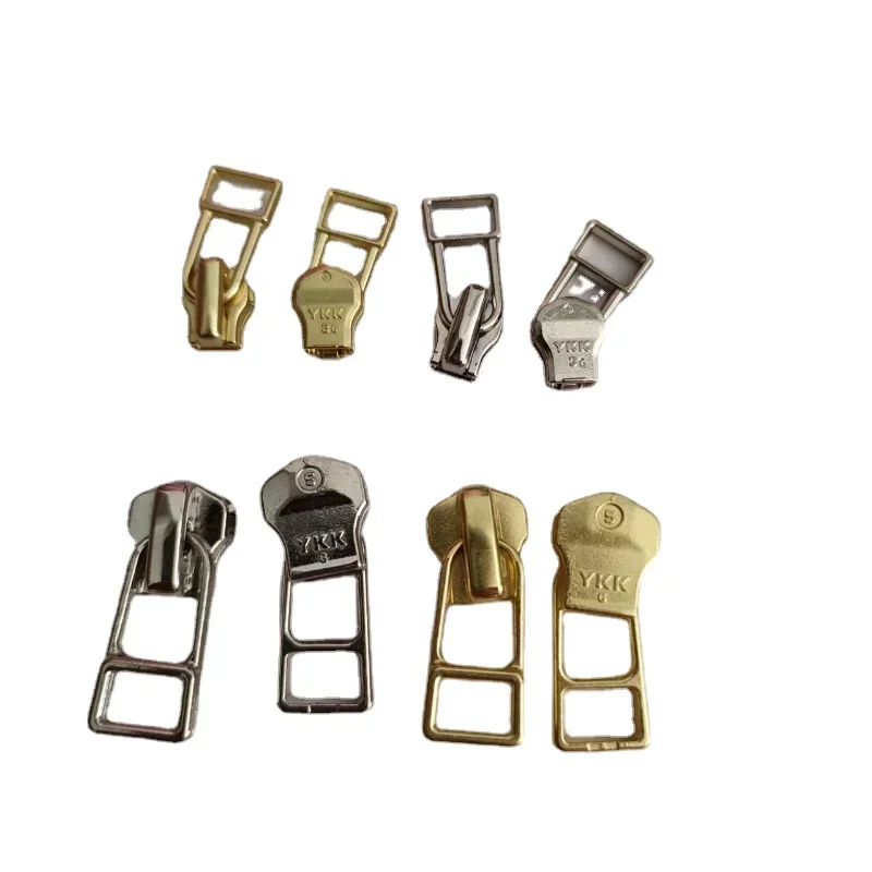 

30pcs/Lot 3# 5# Auto Lock Ykk Metal Slider Pull DADHR for Jacket Boots Handbag Instant Repair Tailor Sewing Accessory