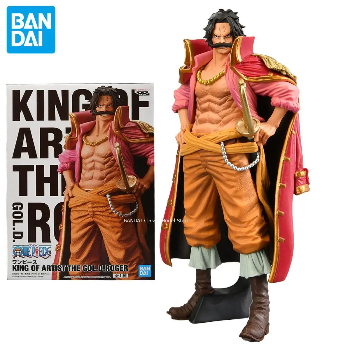 Echtes Original Bandai Banpresto One Piece King of Artist Gol D Roger Modell, brandneu und ungeöffnet